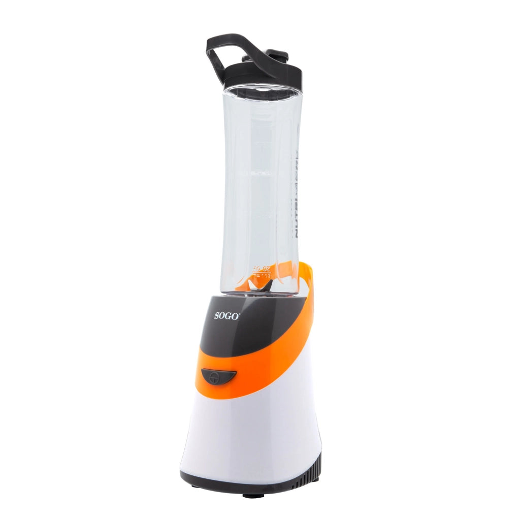 Frullatore Portatile con Bottiglia Senza BPA - 0,6L - 350W - Arancione