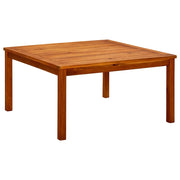 Tavolino da Giardino 85x85x45 cm in Legno Massello di Acacia 316396