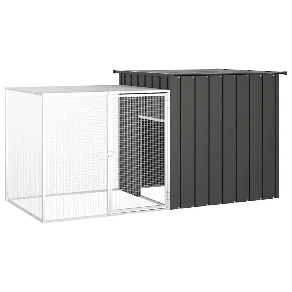 Gabbia per Polli Antracite 200x91x100 cm Acciaio Zincato cod mxl 41440