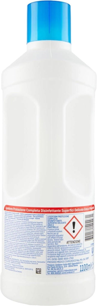 LYSOFORM PAVIMENTI PER GRES & PIASTRELLE SET 12 PZ X 1.1 LT SUPERFICI DELICATE BIODEGRADABILE