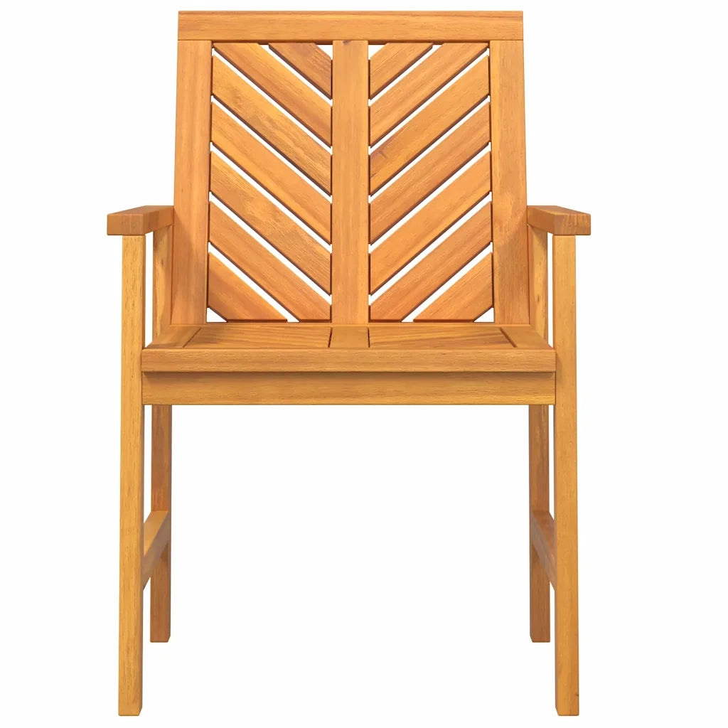 vidaXL Sedie da pranzo da giardino 8 pcs Marrone 59 x 62.5 x 89 cm