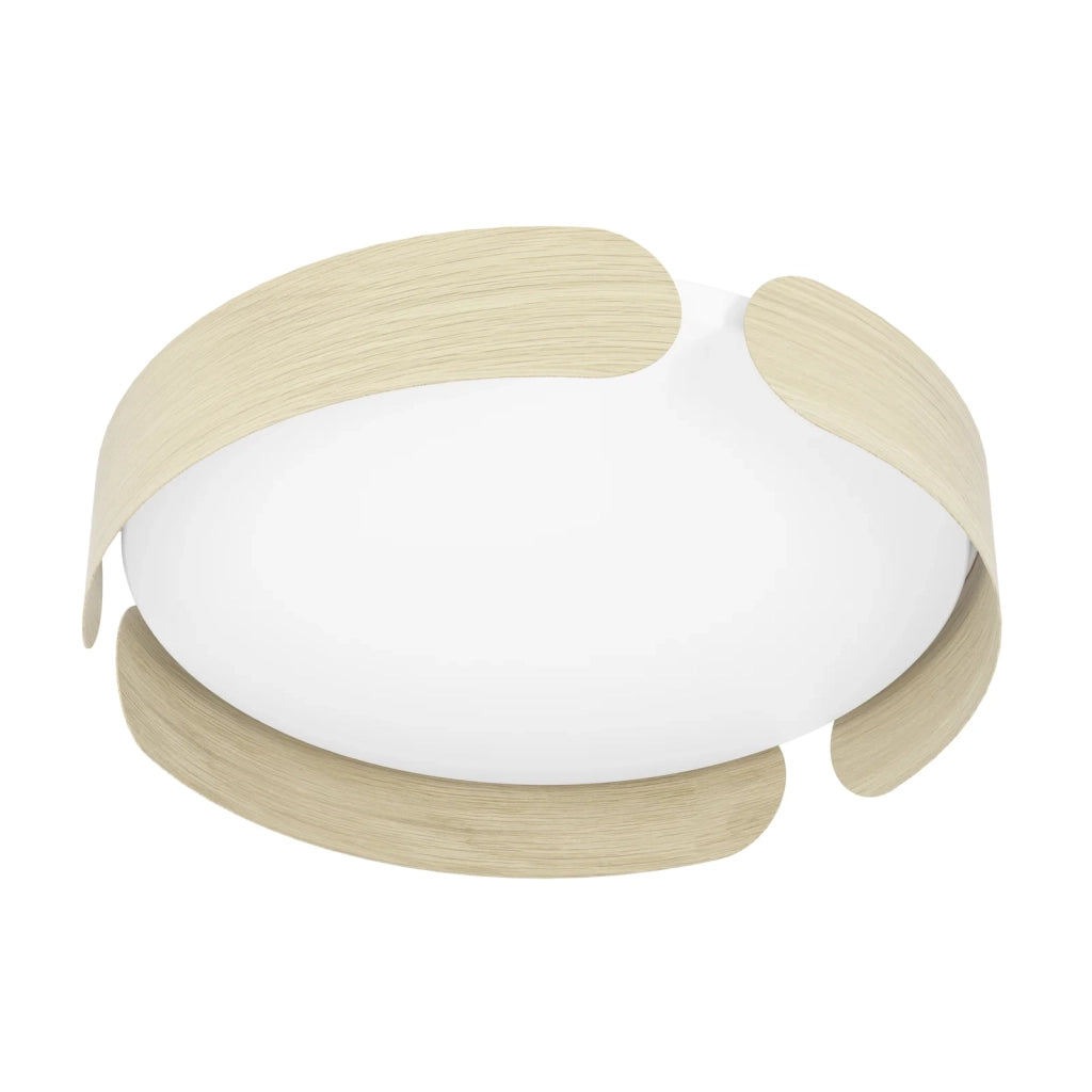 Plafoniera Moderna Valcasotto Metallo Bianco Plastica Led 20W 2400Lm Ip20