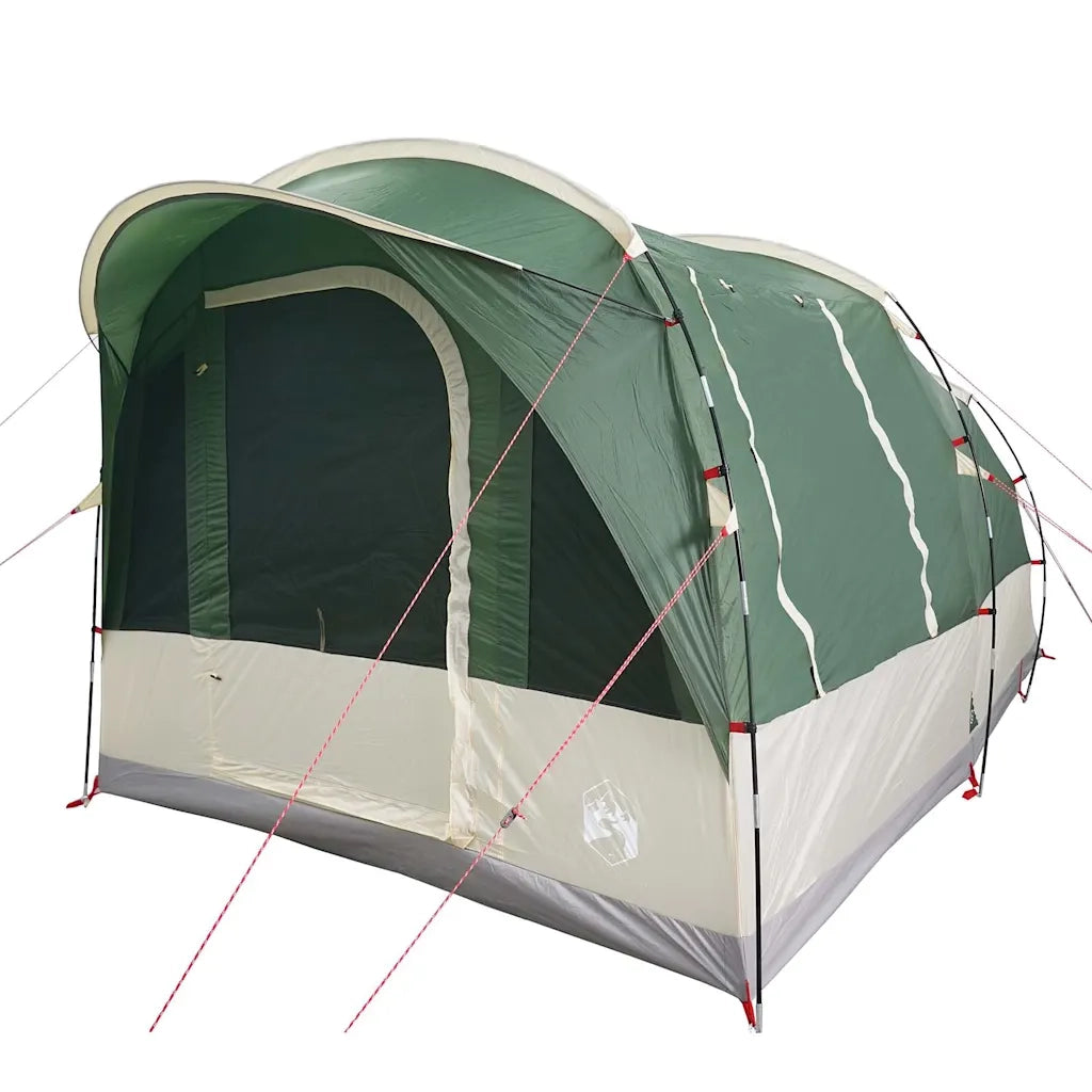 Tenda da Campeggio a Tunnel per 3 Persone-Tenda per Escursionismo Verde Impermeabile 975286