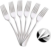 Set di 6 Forchette - Acciaio Inossidabile - 19 x 2,65 cm