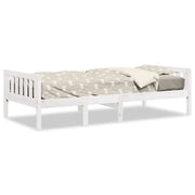 Letto per Bambini | Letto Infantile | Lettino senza Materasso Bianco 75x190cm Massello Pino