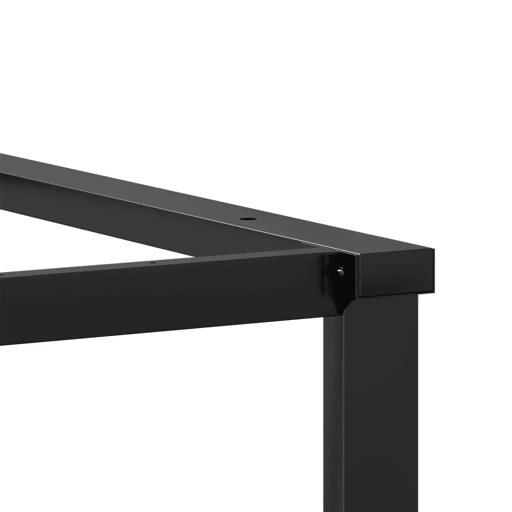 Telaio Gambe a O per Tavolo da Pranzo 160x80x73 cm in Acciaio