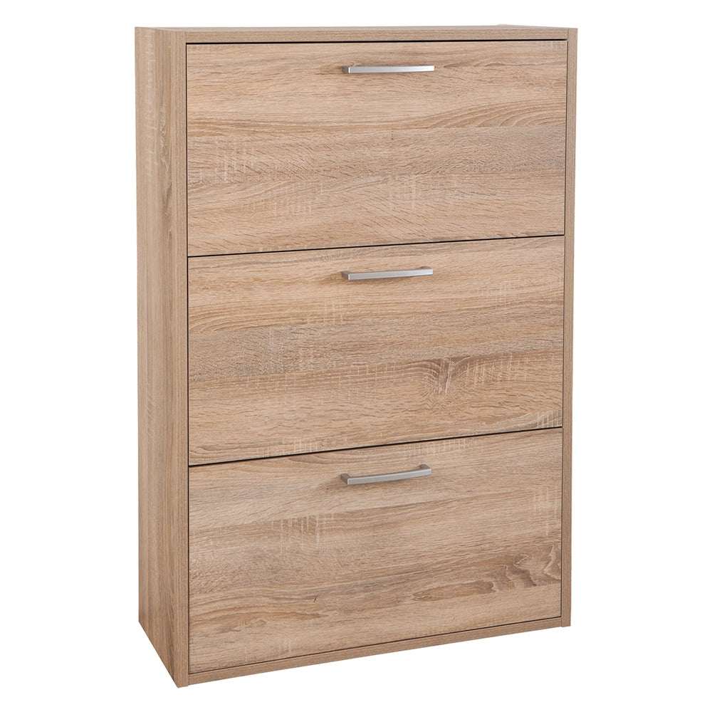SCARPIERA 3 RIBALTE DOPPIE LINEA 'ESPRESSO' cm. 25 x 65 x h.120 - bianco  - COMPOSAD