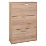 SCARPIERA 3 RIBALTE DOPPIE LINEA 'ESPRESSO' cm. 25 x 65 x h.120 - bianco  - COMPOSAD