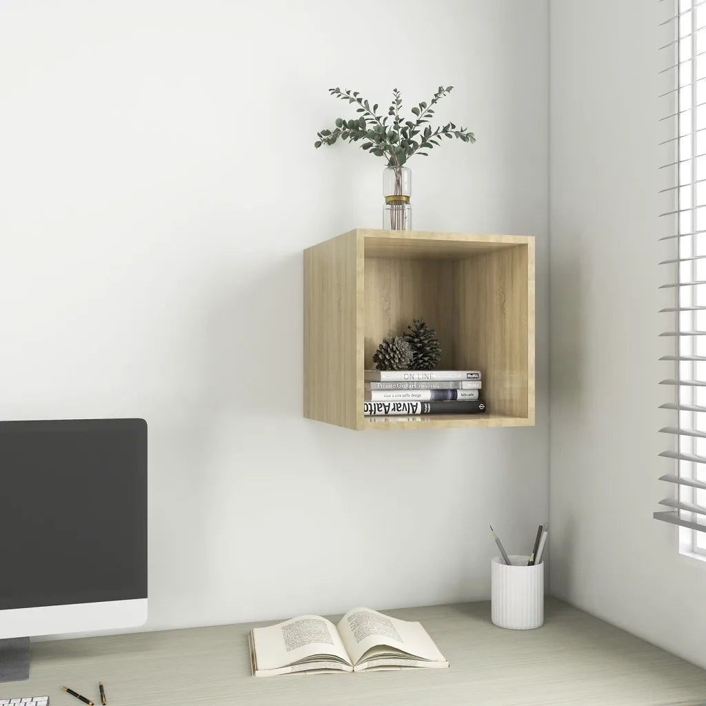 Armadietto a Muro Rovere Sonoma 37x37x37 cm in Truciolato cod mxl 32961