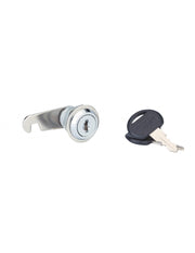 Serratura a camme con cilindro nichelato, lunghezza 20 mm, spessore massimo 14 mm, 2 chiavi – Serrurerie de Picardie