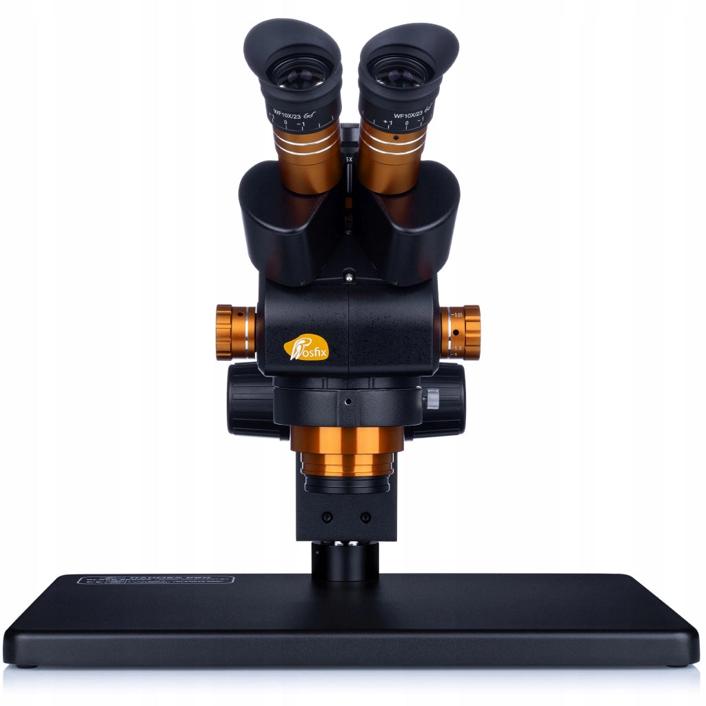 Set Microscopio Trinoculare Haumea PRO Black con Camera Draco Blue PRO HDMI – Zoom 6