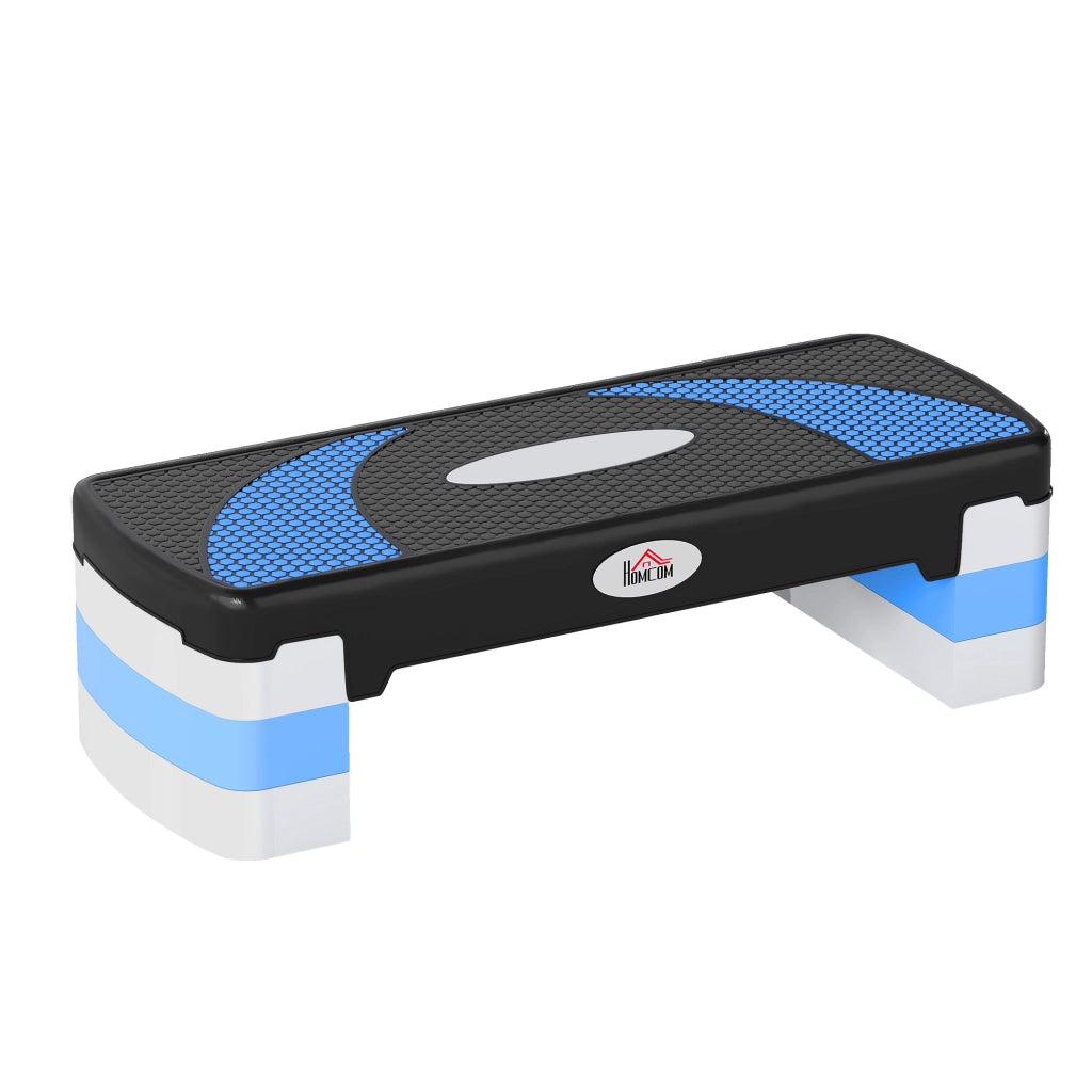Stepper Fitness Regolabile ¨C zephmum ¨C Blu e Nero, 10-15-20 cm