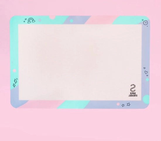 Mat Bakmat in Silicone - Resistenze al Calore - Libero da BPA e PFAS - 42 x 28 cm - Transparente - Riciclabile - Mat di Cottura - Copertura per Torta - Sostenibile