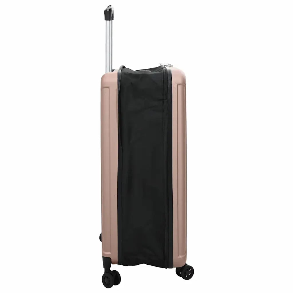 Valigia con blocco oro rosa 50 x 30 x 76 cm Plastica ABS CFW8795382