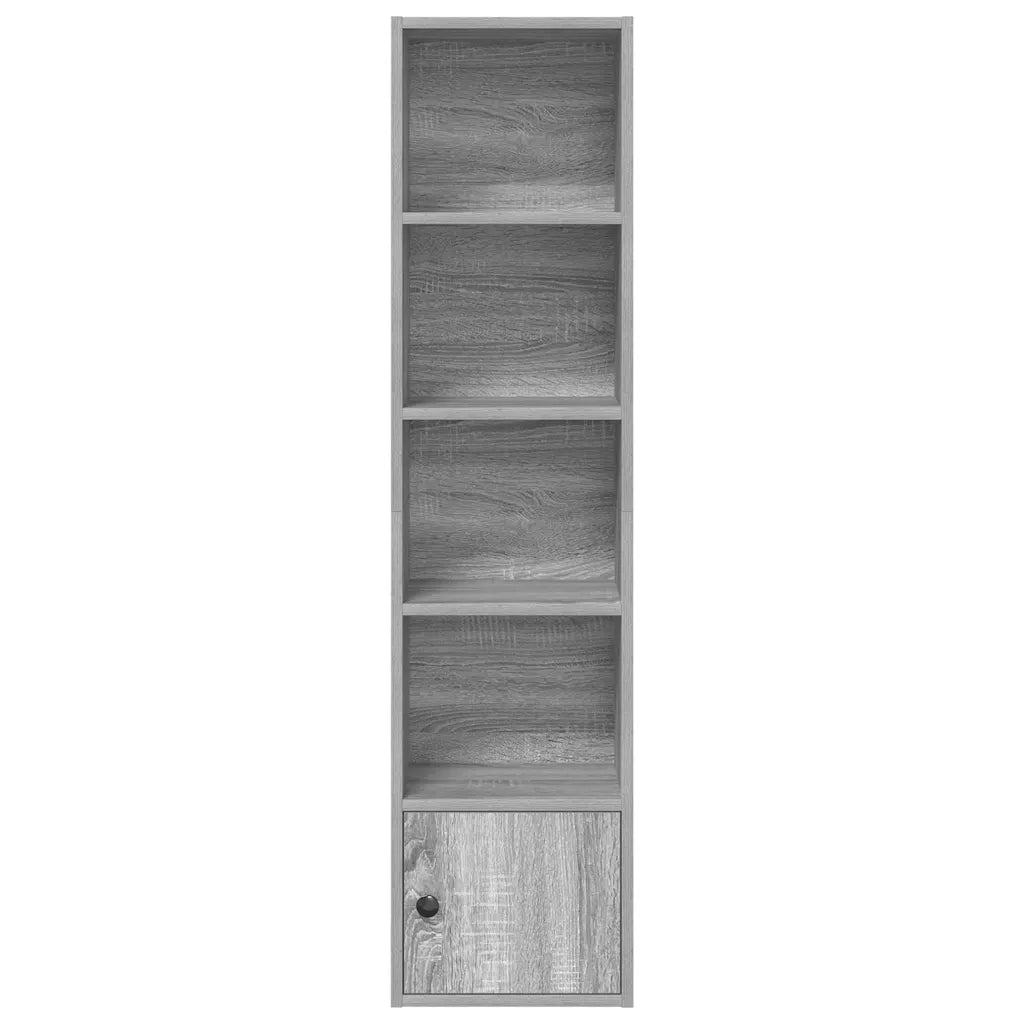 Libreria Grigio Sonoma 31x24x127 cm in Legno Multistrato 860351