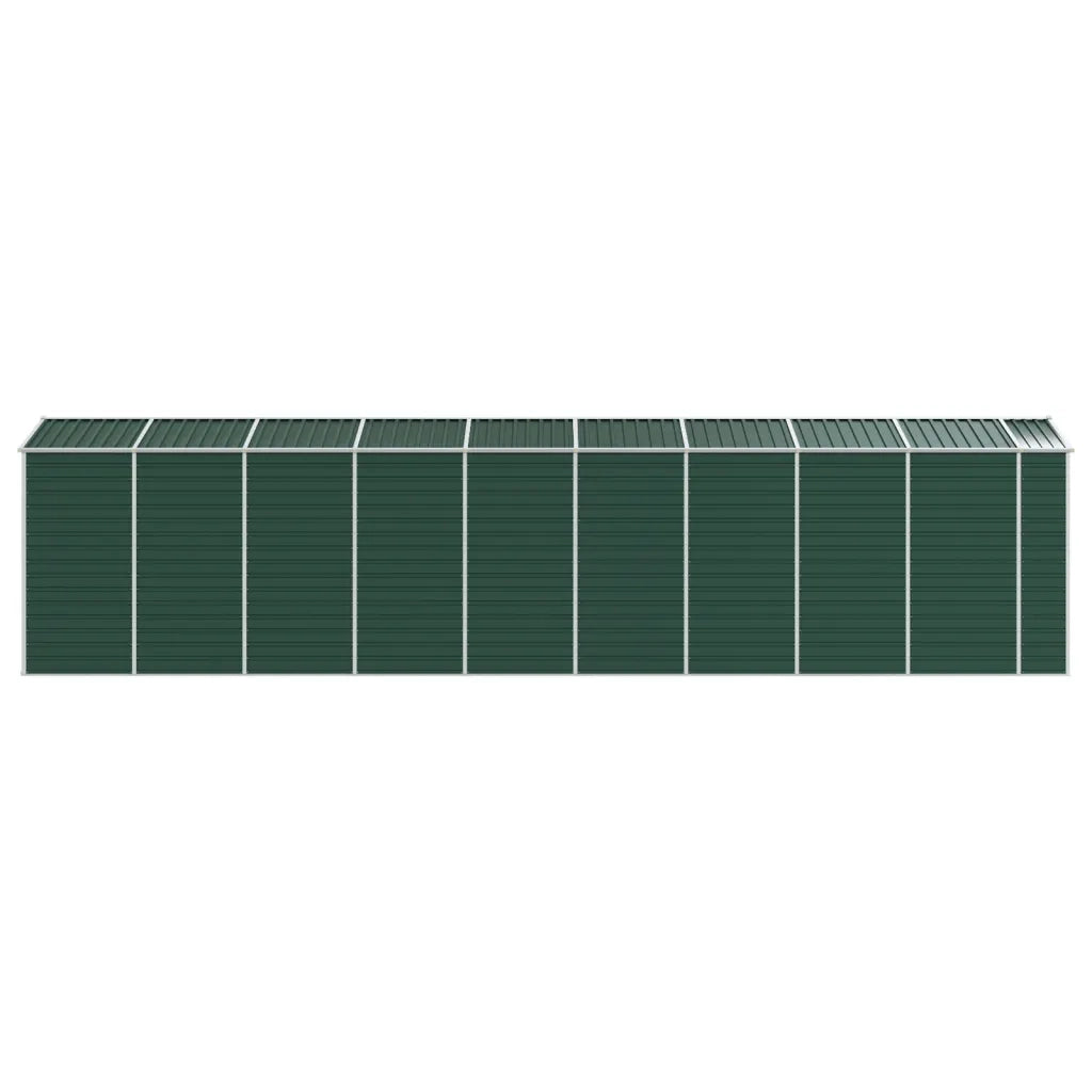 Capanno da Giardino Verde 191x810x198 cm in Acciaio Zincato 3188239