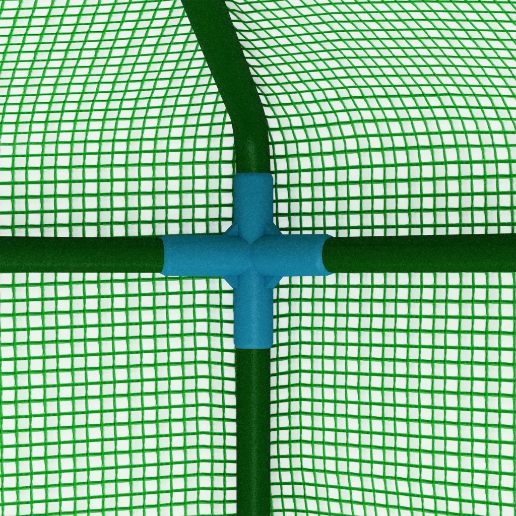 Serra con Telaio in Acciaio 0,5 mÂ² 1x0,5x1,9 m cod mxl 45695