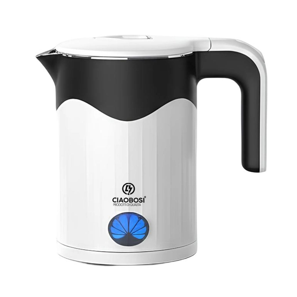 Bollitore Elettrico 1.8L 1500W in Acciaio Inox con Spegnimento Automatico Bianco / Nero Avizar