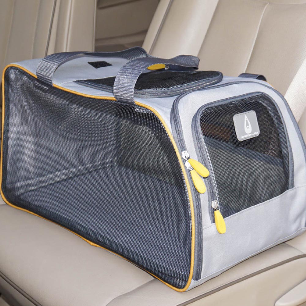 Zu e lu seggiolino auto trasportino per cani walney medio 6 kg