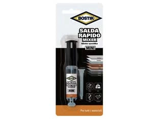 Saldarapido Mixer Mini Bostik Trasparente 4 ml 6 Pezzi