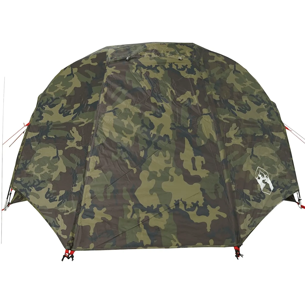 vidaXL Tenda da Pesca per 5 Persone Mimetica Impermeabile