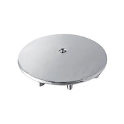 COPERCHIO RIVESTITO IN ACCIAIO INOX PER DOCCIONE- Diam. 120- BONOM- pezzi 1