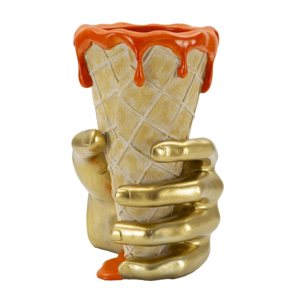 Scultura Gelato, Multicolore, Poliresina, 18x16x26 cm