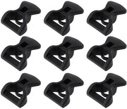 Tirapugni in acciaio per corda - 30 pezzi - Compatti - Leggeri - Resistente alle scosse - Adatti per corda paracord 2,5 mm - Tirapugni per corda