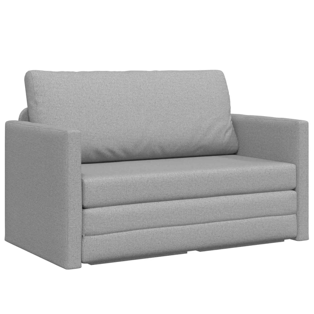 Divano letto | Sof¨¤ letto | Letto singolo Grigio Nuvola 124 x 71 x 78 cm Tessuto