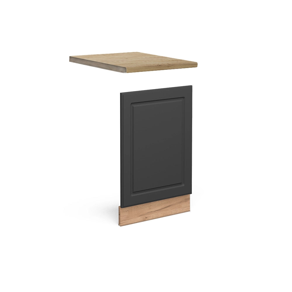 Pannello frontale Fame-Line Antracite-oro/Rovere dorato 45 cm, PL Rovere Vicco