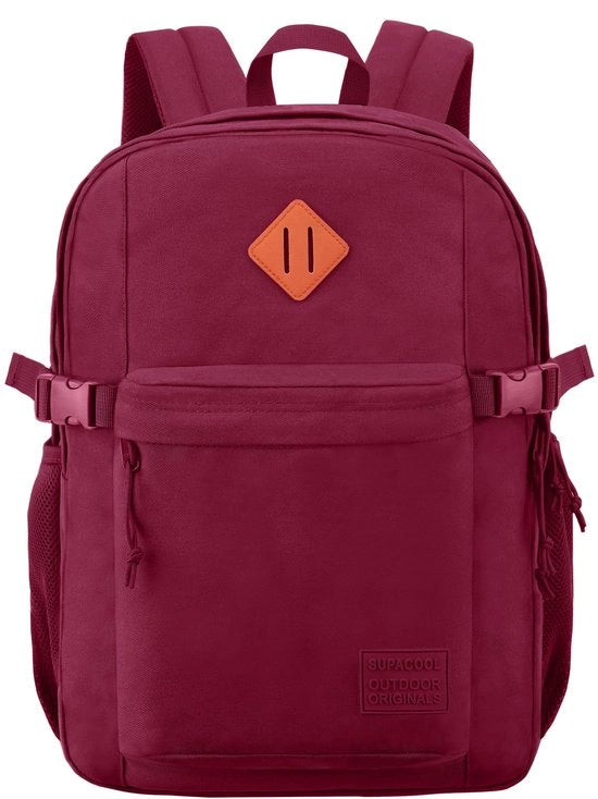Borsa Casual Leggera per Uomo e Donna, Borsa da Viaggio, Grande Borsa per Ragazzi e Ragazze, Borsa per Bambini, Tasca per Laptop (Bordeaux)