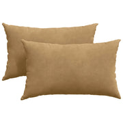 Cuscini da Divano 2 pz | Cuscini per sedie Marrone 50 x 30 cm Tessuto in Cords