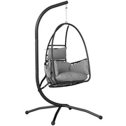 Sedia da pranzo con braccioli imbottita in tessuto grigio scuro ¨C Zephmum ¨C 120 kg