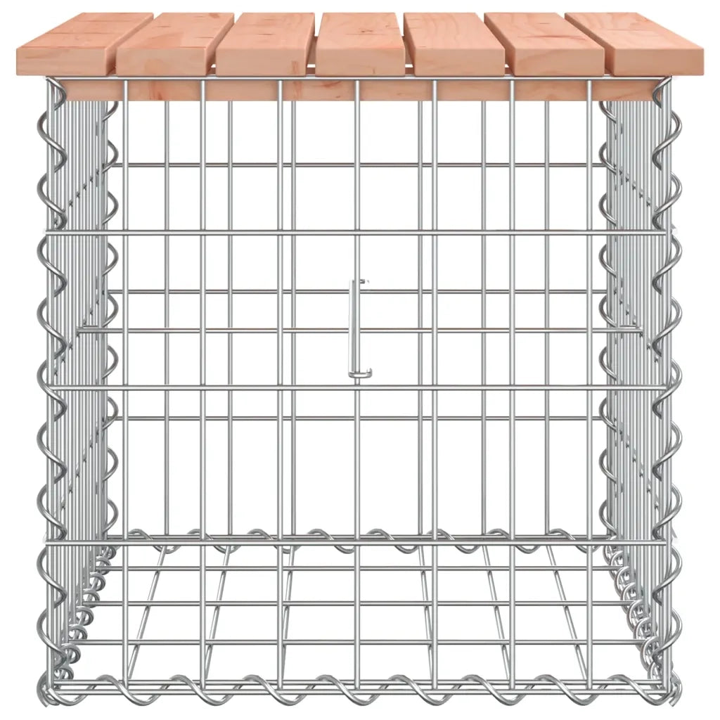Panca da Giardino Design Gabbione 43x44x42 cm Massello Douglas 834336