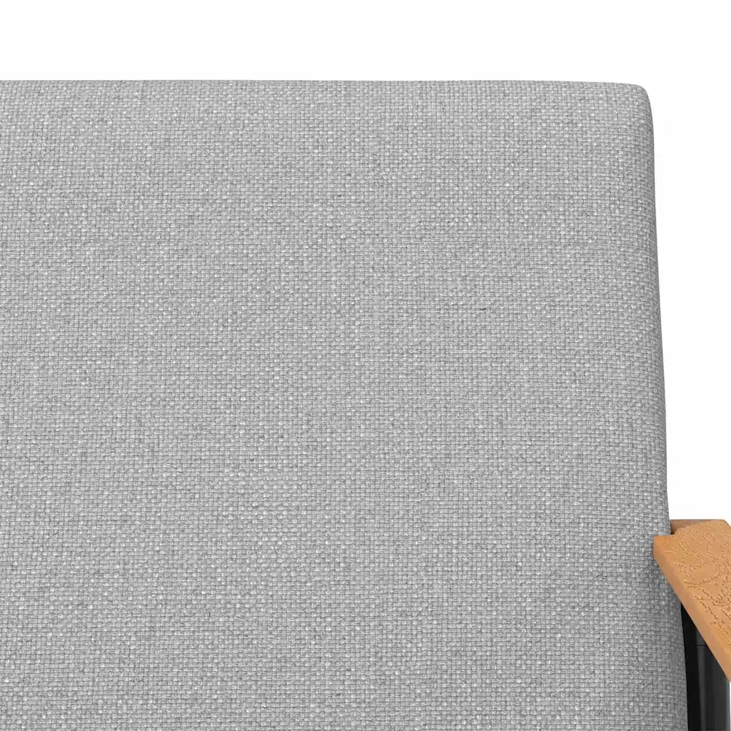 Poltrona-Divano Sedia-Poltroncina Grigio Nuvola Tessuto 242809