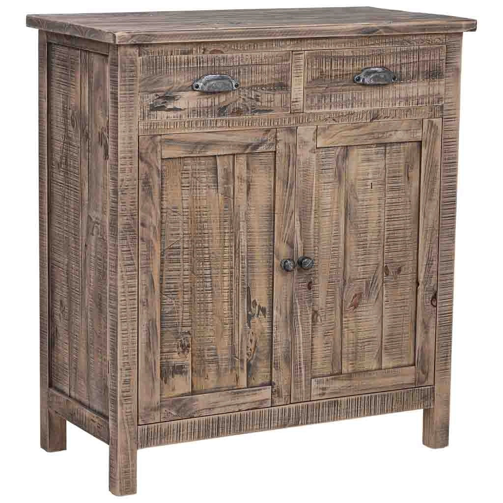 Tavolino da ingresso in legno marrone 80x40x89h cm