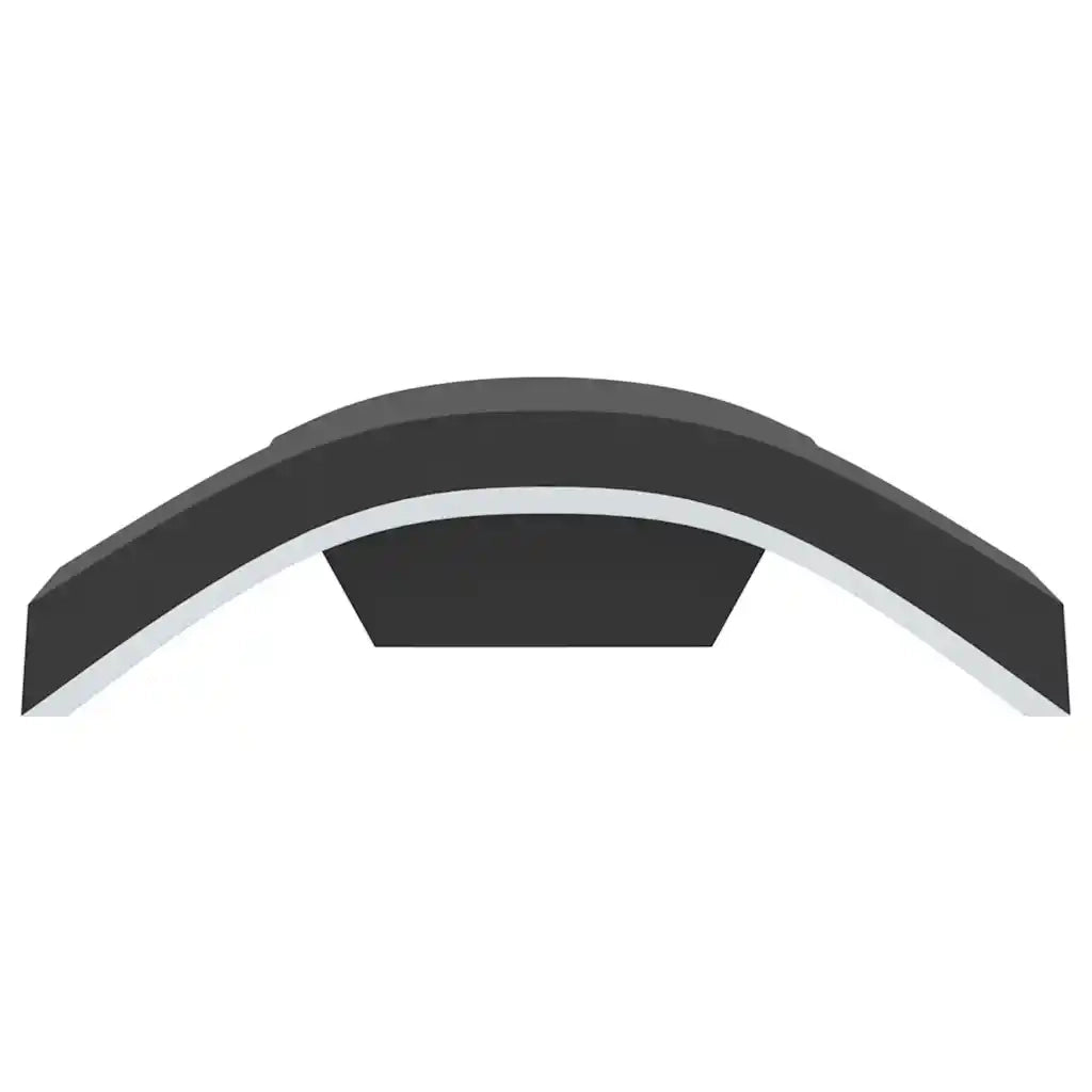 Applique per Esterni con LED 2 pz Nere Alluminio Pressofuso 4006277