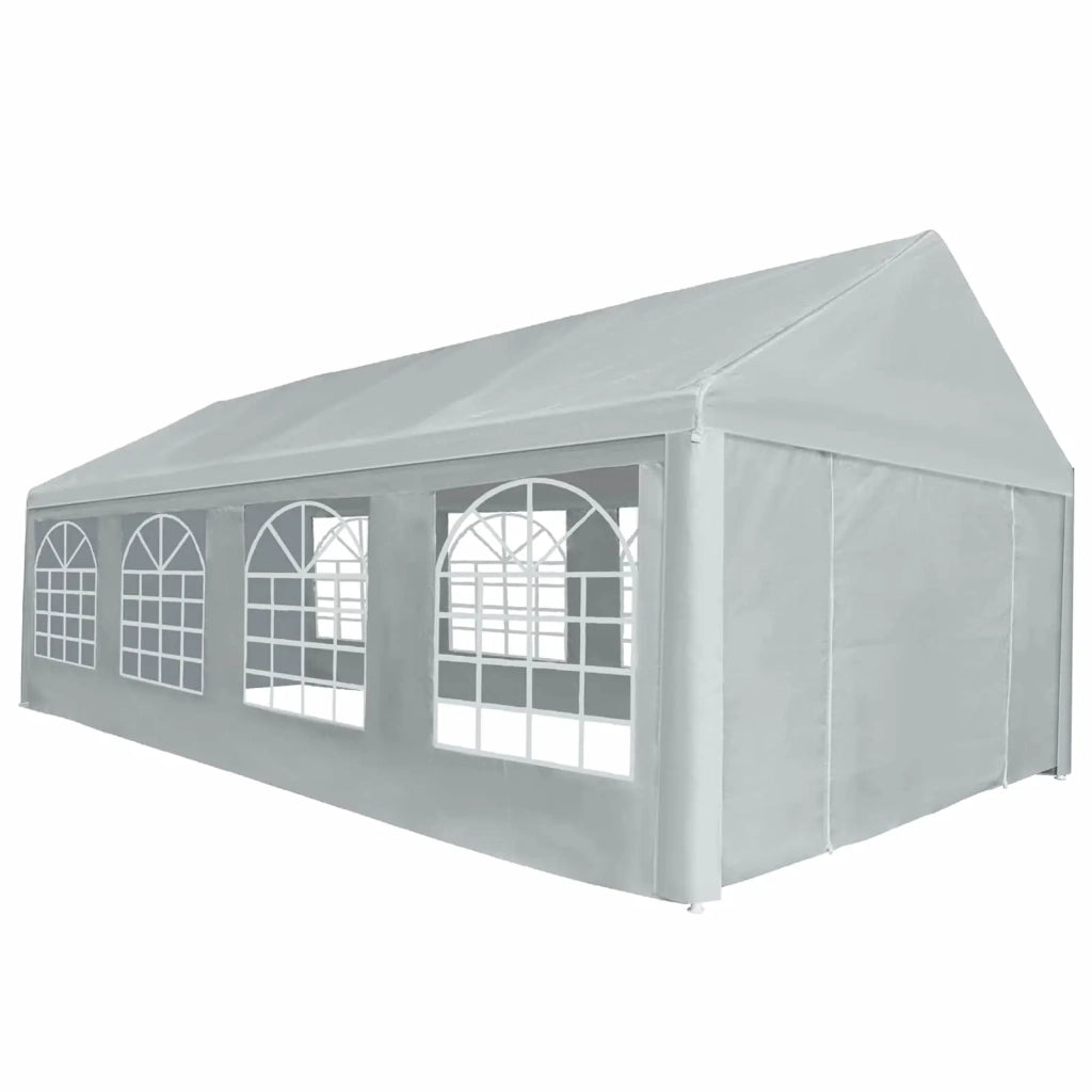 Tessuto per tenda senza struttura Grigio 8 x 4 m PE 43861