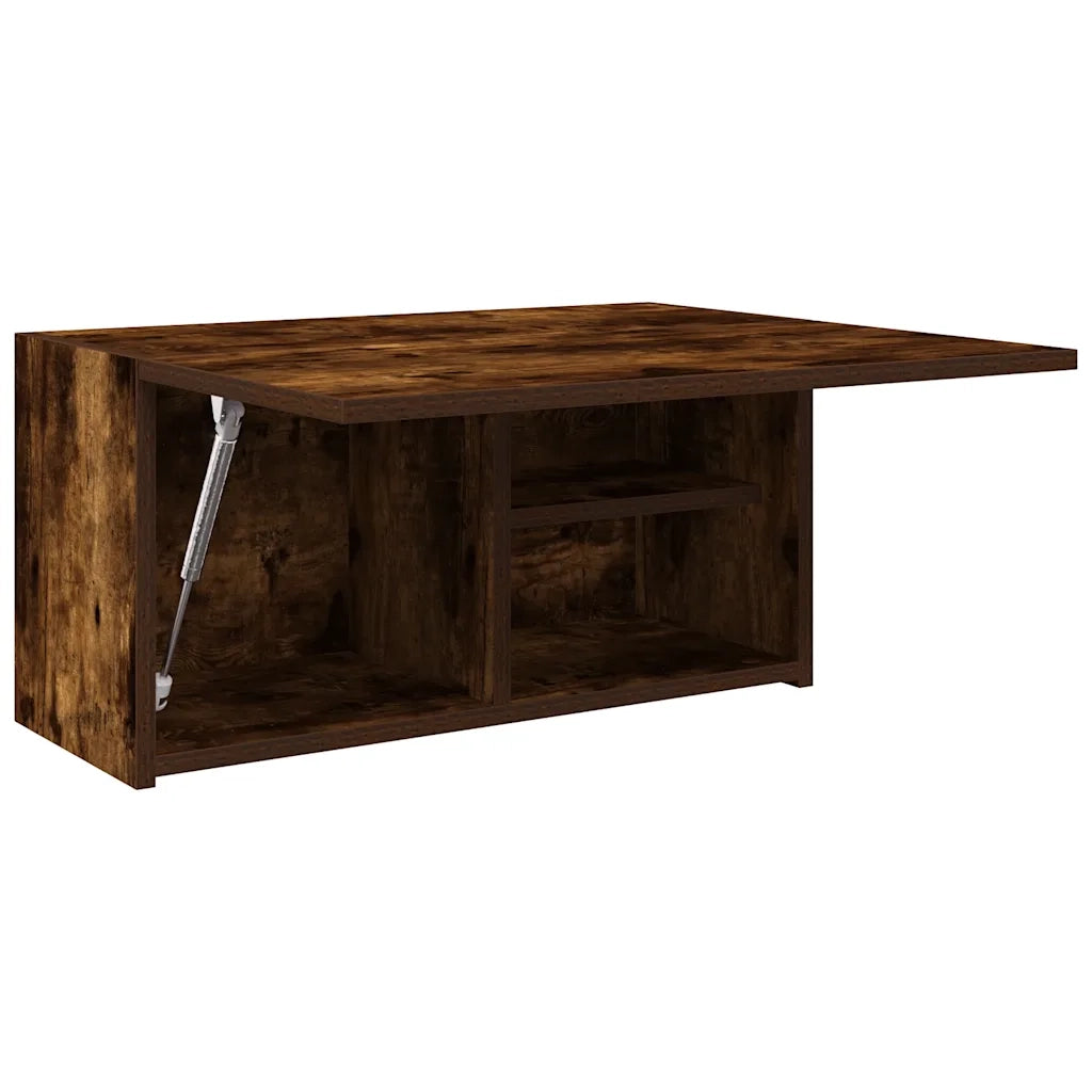 vidaXL Armadietto Bagno Rovere Fumo 60x25x30 cm in Legno Multistrato