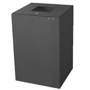 Pattumiera per Raccolta Differenziata 1 Scomparto Capacità 100 lt 45x50x80 cm in Acciaio Antracite
