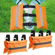 Set di 2 Slangi di Scarico - Sacchi di Peso Idrorepellenti - Cinture Regolabili - Strisce Riflettenti - Stabilità e Sicurezza - Sacchi di Peso

Specifiche tecniche:
- Modello: 2x
- Materiali: 
- Lunghezza: 
- Capacità: 
- Peso: 
- Dimensioni: