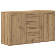 Credenza | Madia | Buffet da pranzo | Armadio da pranzo Rovere artigianale 120 x 36 x 69 cm Legno multistrato
