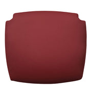 Sedile Ricambio Similpelle Rosso per Seggiolone e Sgabelli in Legno