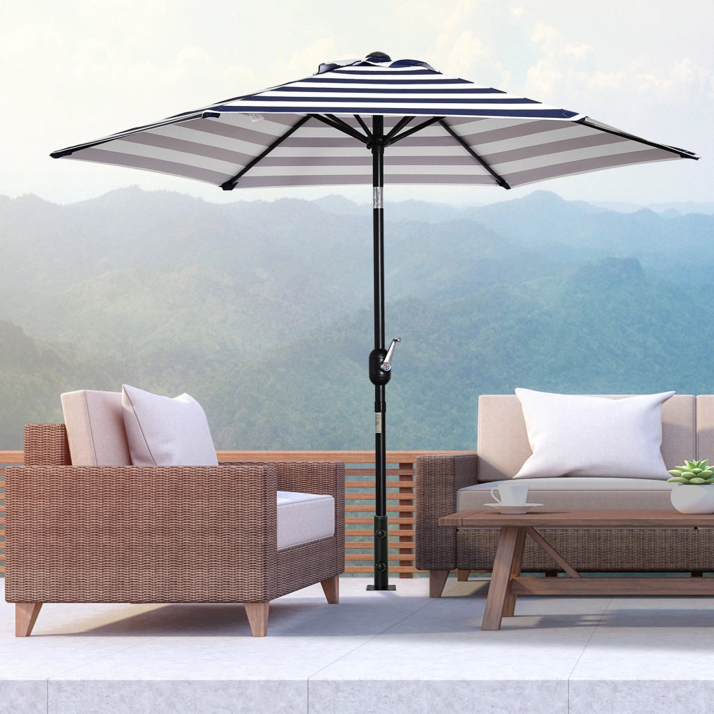 Piede Parasol Regolabile in Metallo ¨C zephmum ¨C Nero per ? 34, 38, 48 mm