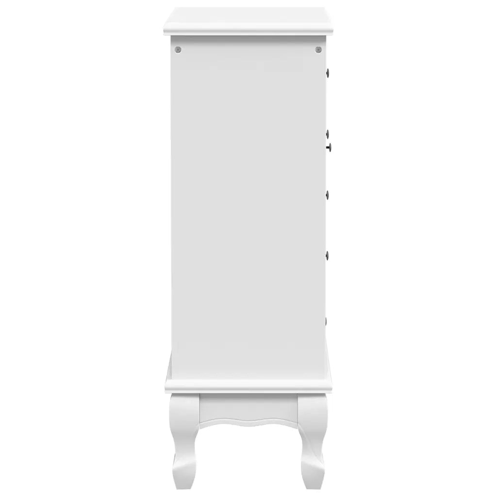 Armadietto con 5 Cassetti e 2 Ripiani Bianco CFW7294547