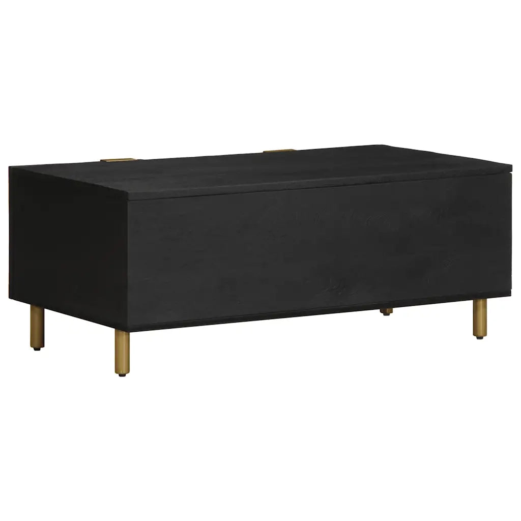 Tavolino da salotto | Tavolino da caff¨¨ | Tavolino da Soggiorno Nero 100x54x40 cm in Legno Multistrato