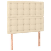 Testiera | Testata Crema 80x5x118/128 cm Tessuto