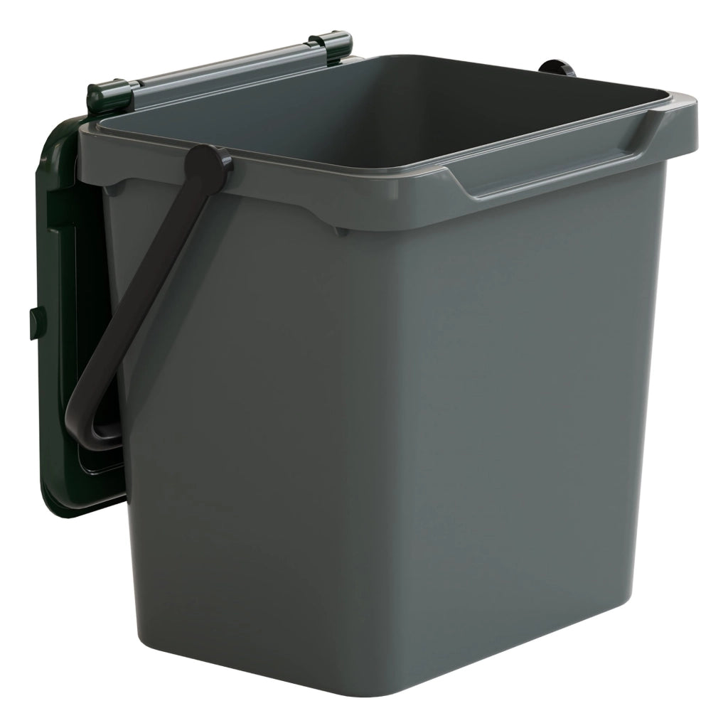 Contenitore per Rifiuti Foscas, Pattumiera Capacità 38 lt Made in Italy, 40x31x39h cm Verde