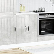 vidaXL Mobile Base Lavello Lucca Grigio Cemento in Legno Multistrato