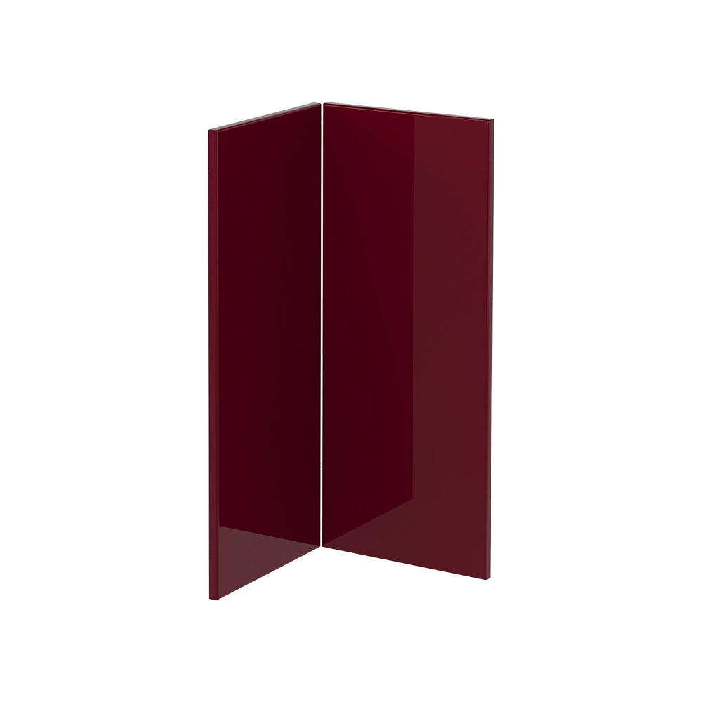 Vicco Frontale cucina Rosso lucido 59.2 x 71.3 cm frontale del mobile per mobile base ad angolo